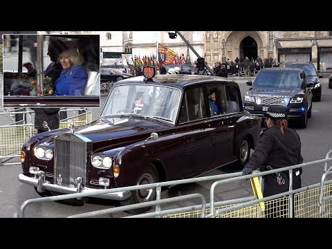 King Charles, Queen Camilla and other VIPs in their motorcades 👑 🚓