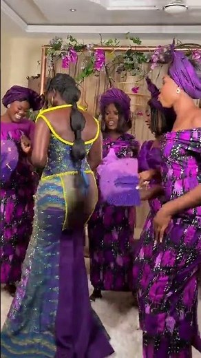 Bride having fun with her girls #dance #wedding #bride