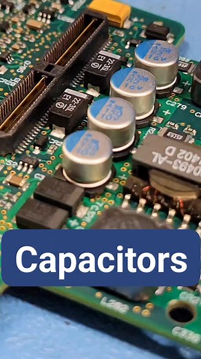 Removing capacitors. #desoldering #solderingstation #motherboardrepair #electroniccomponents #capacitor | Nebs Alfonso
