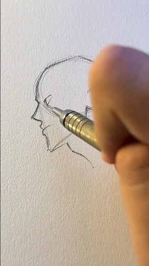 How to draw head from side view || Jmarron
