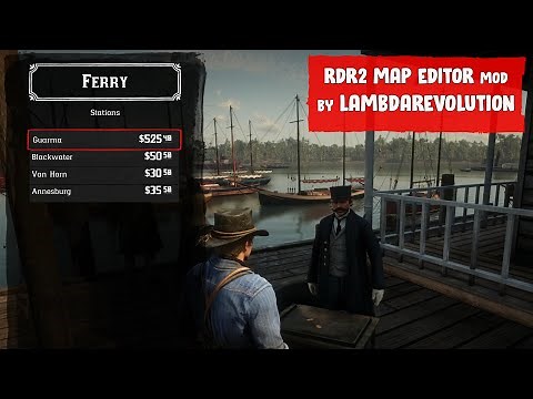 Travel By Boat To Guarma! | Red Dead Redemption 2 Mod Showcase