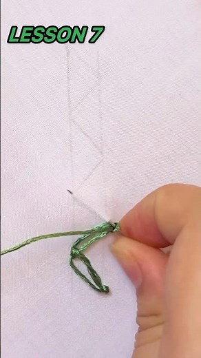 Zigzag Cable Chain Stitch Tutorial | Hand Embroidery for Beginners #7