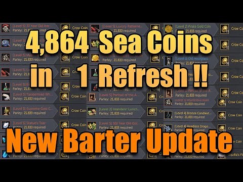 New Barter Update ~5,000 Crow Coins in ONE Refresh!! | Daily Dose of BDO #91