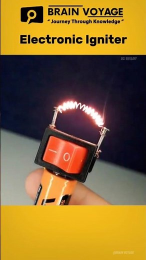 How to Make a Simple Electronic Igniter for Just One Yuan! | DIY Electric Fire Starter #diy #shorts