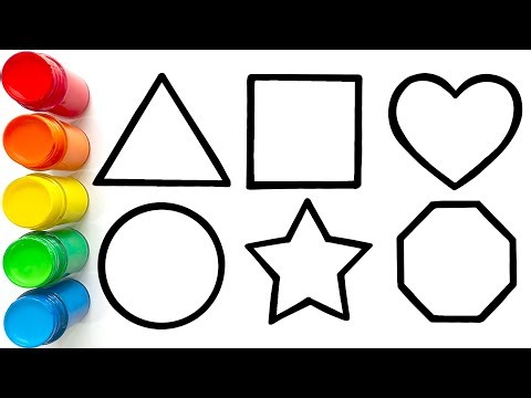 How to Draw Basic Shapes | Step by Step Drawing Tutorial