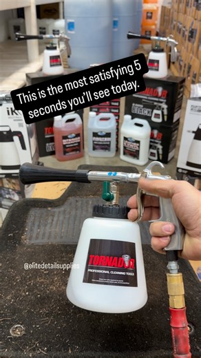Elite Detail Supplies LLC on Instagram: "The Tornador Black isn’t just a blower… it’s vibrating through time. 😂💨 One second you’re in a “before,” the next second you’re in the “after” like a detailing time machine. #TornadorBlack #Detailing #AutoDetailing #CarDetailing #DetailingTools"