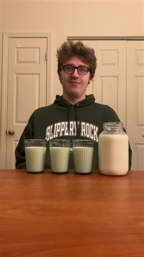 52 ounces of milk, 4:37 minutes. | exploding milk