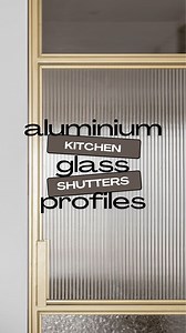 BORED OR SAME OLD KITCHEN? ALUMINUM GLASS PROFILES are a fantastic way to bring a sleek, modern vibe to your kitchen. Whether you’re using them for cabinets or shutters, they offer both style and practicality. Here’s why they’re a great choice: -Wide Range of Colors: You can choose from elegant finishes like gold, rose gold, black, grey, or matte to suit your taste. -Glass Pairings: These profiles work beautifully with different glass colors—think blue, black, or brown—and glass styles like flut