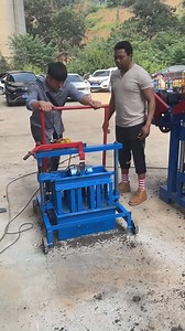 Movable concrete block making machine hollow block laying machine 8 inch brick layer for sale | 高猛