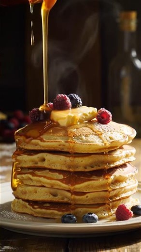 Fluffy Pancakes in Minutes! 🥞✨