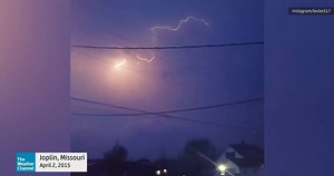 189K views · 3K reactions | Joplin, Missouri saw severe storms and lightning on Thursday, as seen in this video. | The Weather Channel | Facebook