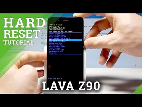 How to Bypass Screen Lock in LAVA Z90 - Hard Reset / Wipe Data / Factory Reset