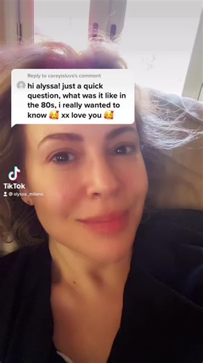 Alyssa Milano on TikTok