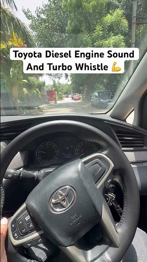 Toyota Diesel Engine Sound And Turbo Whistle #toyota #diesel