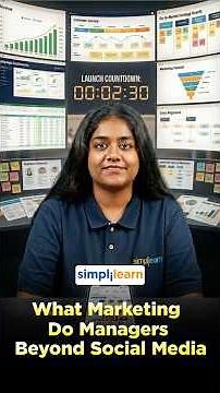 What Marketing Managers Do Beyond Social Media | Marketing Manager Roles | #Shorts | #Simplilearn