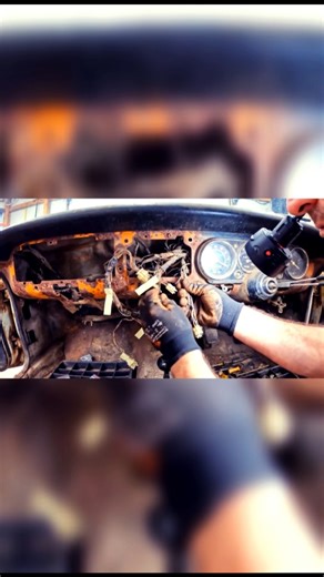 ASMR Car Restoration 🇸🇪 1961 Volvo P1800 Full Restoration | Rust to Showroom Classic!#shorts #viral