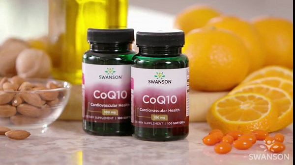 Swanson CoQ10 - Coenzyme Q10 Supplement - (100 Softgels, 100mg Each) (2 Pack)