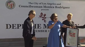 Depeche Mode's David Gahan, Martin Gore honored with 'Depeche Mode Day' in LA. (12/13/2023). Source: KTLA5 | Depeche Mode Slovakia