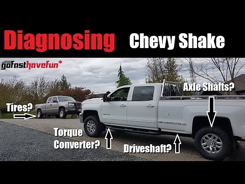 Diagnosing Chevy Shake Service Bulletin GM#16-na-175 GM Pick Up (Silverado / Sierra) | AnthonyJ350