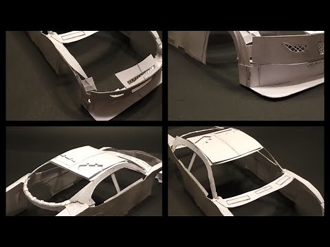 Paper Model of a NASCAR
