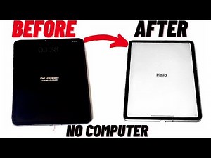 How to Factory Reset iPad Unavailable/Security Lockout without COMPUTER 2022