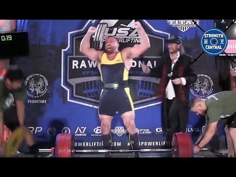 Eli Burks - 1st Place 105 kg USAPL Raw Nationals 2018 - 870 kg total