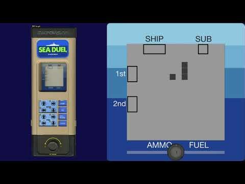 Sea Duel [Microvision Longplay] (1980) Milton Bradley