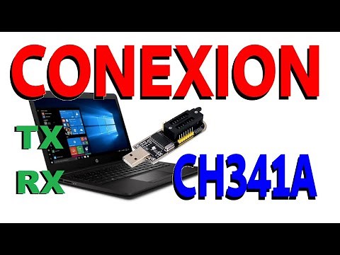 HOW TO CONNECT THE CH341A FOR COMMUNICATION INTERFACE