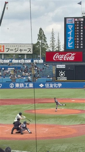 福原聖矢選手 3試合連続となるライト前ヒット