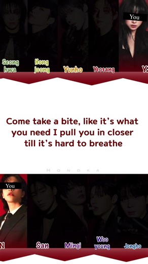 ATEEZ (에이티즈) — In Your Fantasy (English version) | YOU AS A MEMBER Karaoke