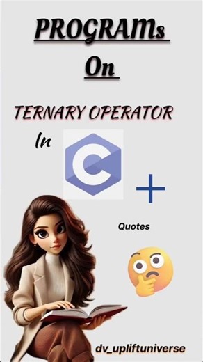 programs on ternary operator in c language|c notes|quotes|#programminglanguage #programmingshorts