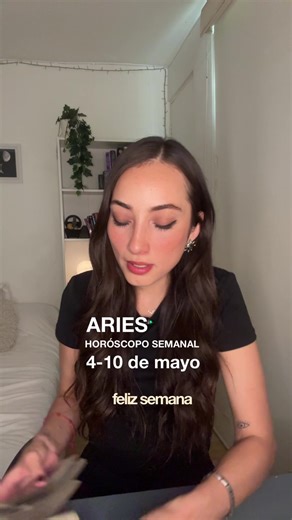 ~ HORÓSCOPO SEMANAL 4-10 DE MAYO. ✨🖤🌙🪐 #signoszodiacales #horoscoposemanal #aries