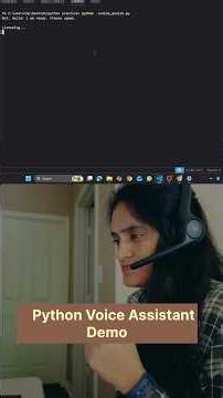 Python Voice Bot Tutorial | If I speak, it will reply 🔥 | Telugu