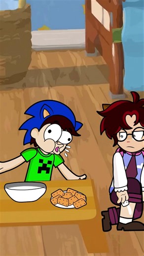 My son ENZITO eats the cookie!😂 #casimochotv #animation