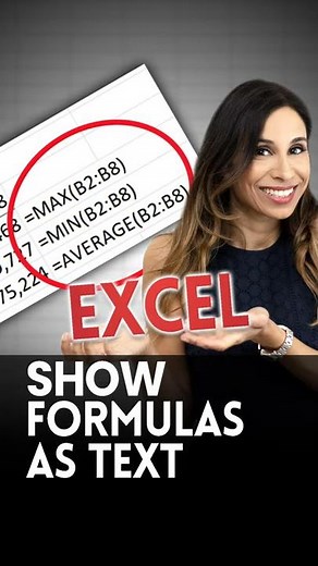 How to Show Excel Formulas in Cells with FORMULATEXT Function #shorts