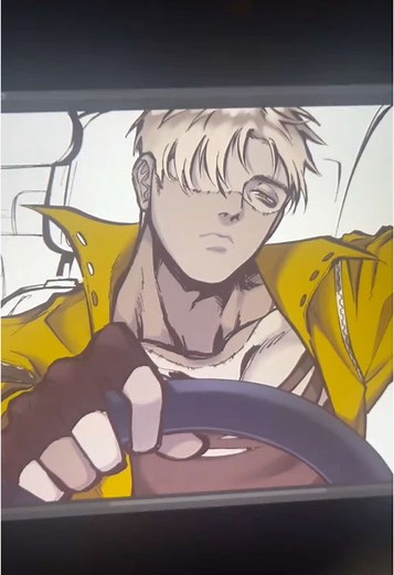 Muscular Guy Drawing Process - Original Design