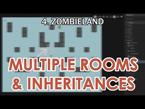 4.1 Multiple Rooms & Inheritance - Top Down Shooter (Game Maker Beginners Course)