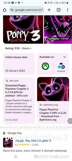 how to download poppy playtime 3 in IOS and Android