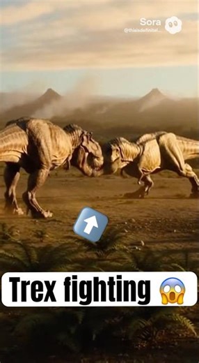 T-Rex vs T-Rex?! Which one won?🦖⚔️