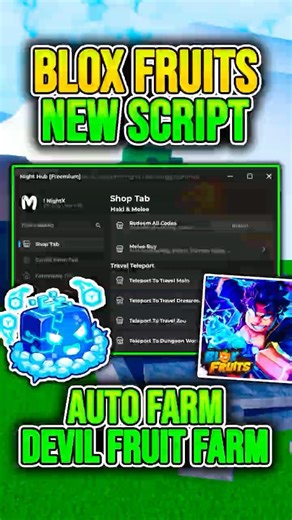 BEST BLOX FRUITS Script No Key AUTO FARM, AUTO DUNGEON, NEXT FLOOR, COLLECT GIFT, CANDY FARM