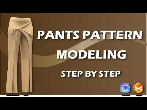 Pants Pattern Modeling Tutorial CLO3D | Marvelous Designer