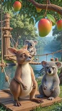 “The Lost Balloon 🎈 | Kiki & Koko Story” #cartoon #3danimation #aiart#funny # YouTube short#animals