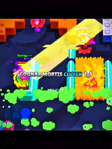 GUNNAR MORTIS CLUTCH VS GUESTI CLUTCH ☠️🔥 #brawlstars #supercell #brawl #fyp