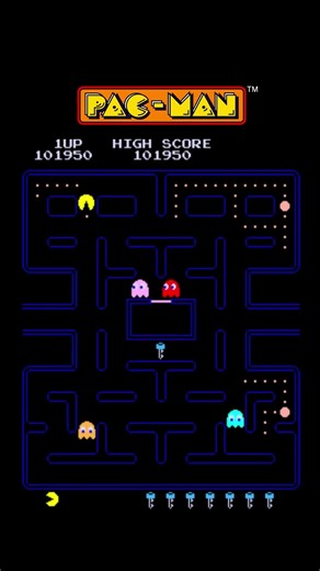 Pacman 23–Classic Arcade Gameplay#shorts
