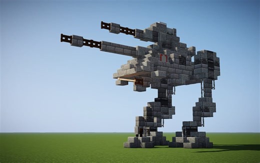 【Minecraft】AT-AP步行机教程(1:1比例)