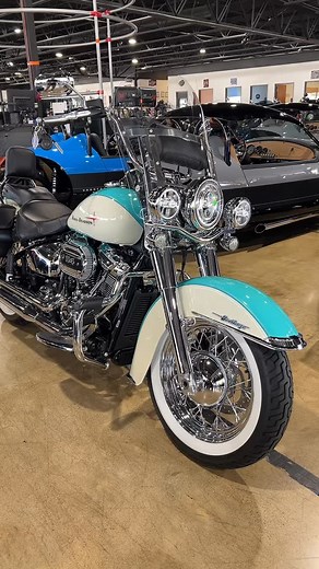 2024 Harley-Davidson Heritage Classic with custom paint and only 367 miles on it. #motorcycle #texas #dfw #dallas #motorcyclelife #fortworth #motorcycles #ridetexas #dmot #cyclesocial #heritageclassic | Dream Machines of Texas