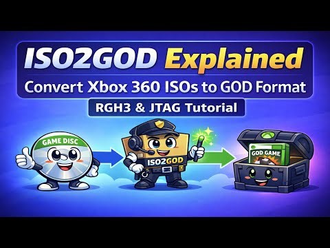 🎮 ISO2GOD Explained – What It Is, Why It’s Used, and How It Works on RGH3 & JTAG Xbox 360 Consolesl)