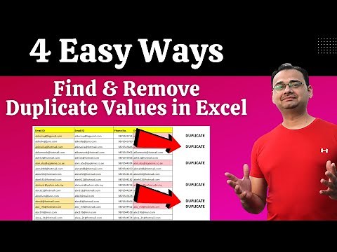 4 EASY Ways to Find and Remove Duplicates in Excel (Find Unique Values in Large Data in Excel)