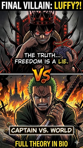 “The Dark Truth… Luffy Is The Final Villain 😳”#shorts #one piece