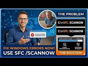 Use sfc /scannow command to restore corrupted Windows System files